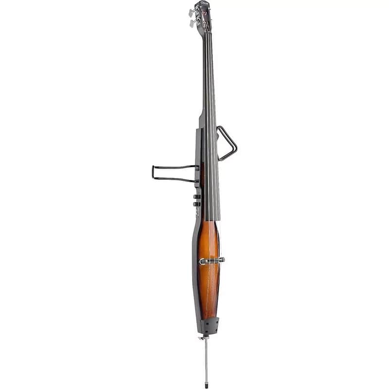 Stagg Electric Double Bass - 3/4 Model in Brown with Gig Bag image 1
