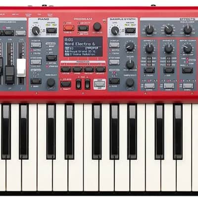 Nord Electro 6D 61-Key Organ/Digital Stage Piano, Red image 1