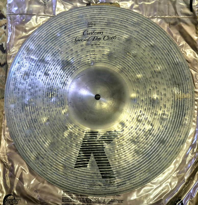 Zildjian 18" K Custom Special Dry Crash Cymbal 2006 - Present - Traditional image 1