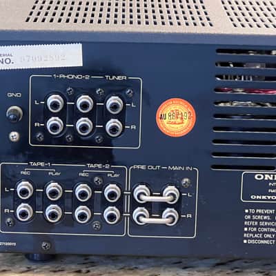 Onkyo A-5 Solid State Integrated Stereo Amplifier Silver-Serviced image 10