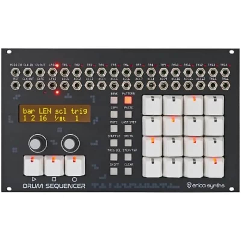 Erica Synths Drum Sequencer Eurorack Module - Thumbnail 2