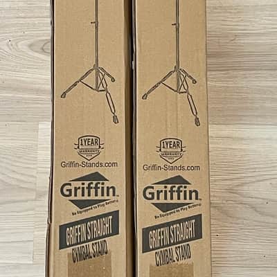 Roland Cymbal Arms with clamps and positioners and Griffin Straight Cymbal Stands image 2