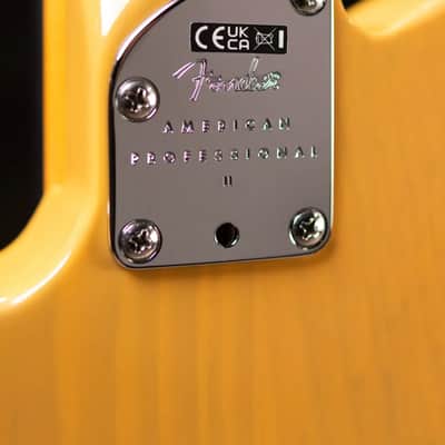 Fender American Professional II Telecaster Electric Guitar - Butterscotch Blonde with Hardshell Case image 8