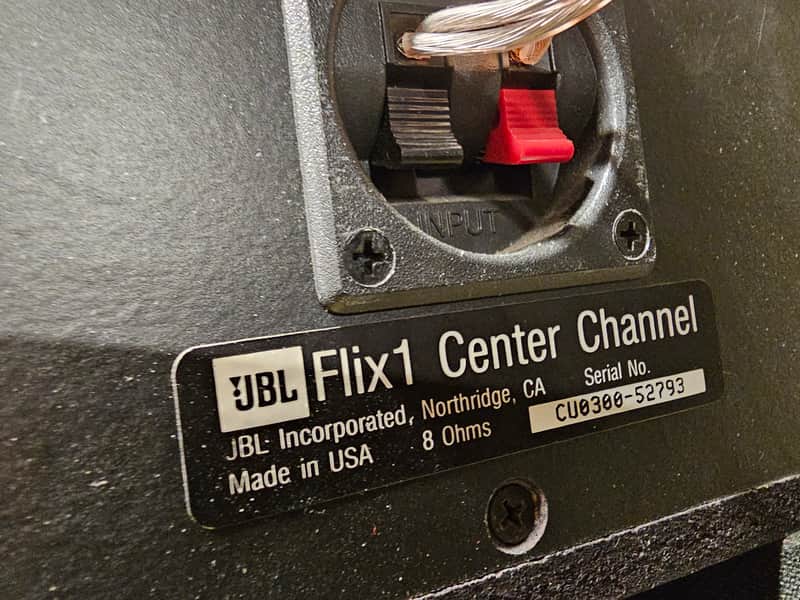 Enceinte Centrale JBL Flix 1 - Occasion En Bon état, Compatible Modèle A2, Livraison Mondiale Possible