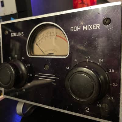 Heavily modified Rare 50’s Collins modular Lunchbox - 212y + 60H mixer w preamp - Serviced boutique mic pre! 3 input, 90db of gain w/ added 48v power! image 3