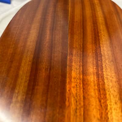 Kamaka Pineapple Soprano Ukulele with Case - SPLIT IN BACK OF BODY image 9