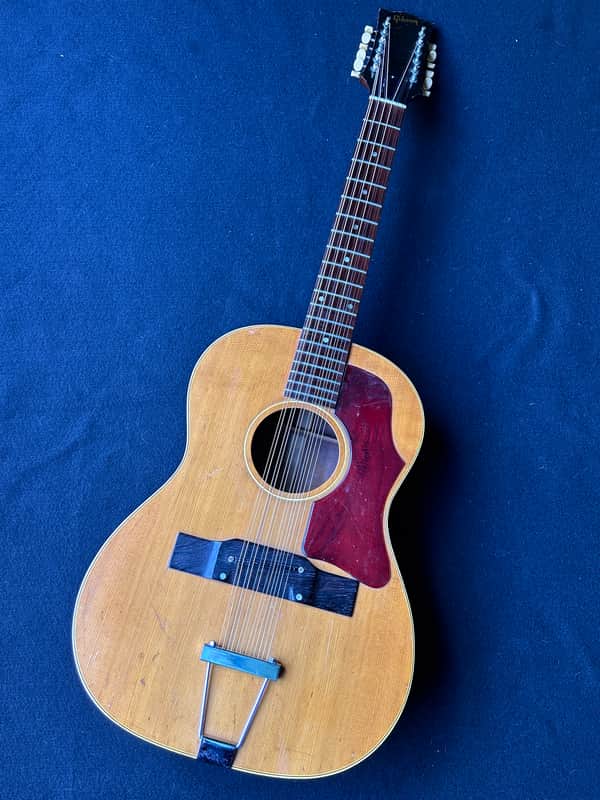 1965 Gibson B-25-12 12-String Acoustic Guitar Cherry Mahogany w/ OHSC image 1
