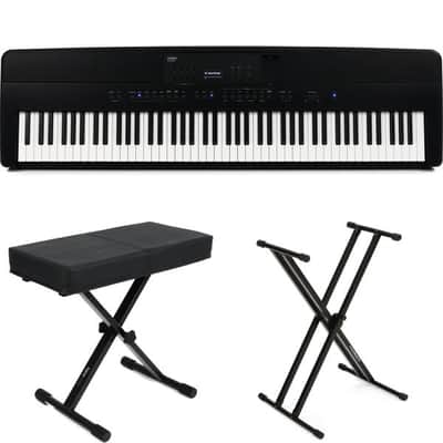 Kawai ES920 88-key Digital Piano Essentials Bundle - Black image 3