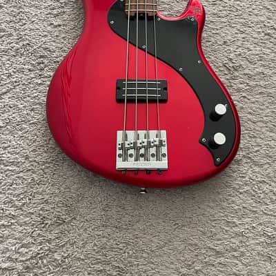 Fender Modern Player Dimension Bass 2014 MIC Candy Apple Red 4-String Guitar image 2