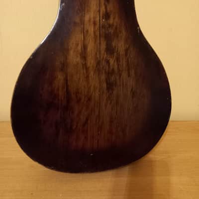 Unique Acoustic Guitar 7 string USSR Soviet Chernihiv Pear Shaped Ukrainian Vintage and Rare image 7