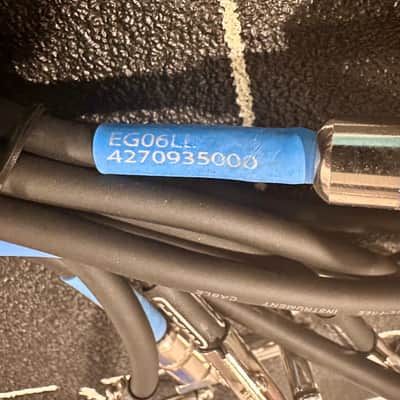 Three (3) Live Wire EG06LL Advantage Series 1/4" TS Right-Angle to Right-Angle Instrument Cable 2010s - Black image 2