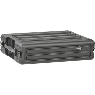 SKB Cases 1SKB-R2S Roto-Molded 2U Shallow Rack Case UPC 789270995048 image 1