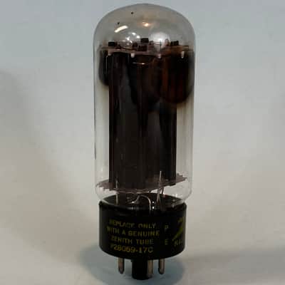 1959 Raytheon 5U4GB Vintage Black Plate 1950s Zenith Rectifier Tube! T522 image 4