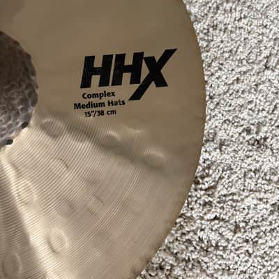 Sabian 15" HHX Complex Medium Hi-Hat Cymbals (Pair) 2019 - Present - Natural image 6