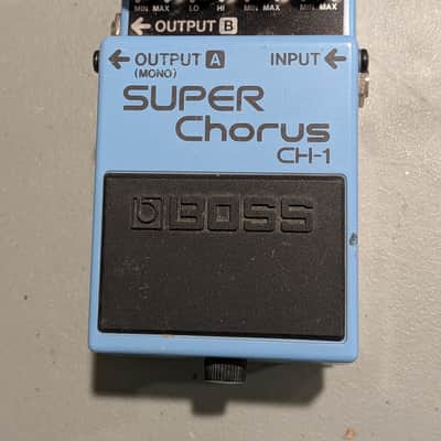 Boss CH-1 Super Chorus (Dark Gray Label) 2001 - Present - Blue