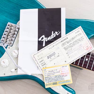 2012 Fender '62 Stratocaster ST62/ASH/MH Transparent Blue + Headstock Near-Mint, Japan MIJ image 16