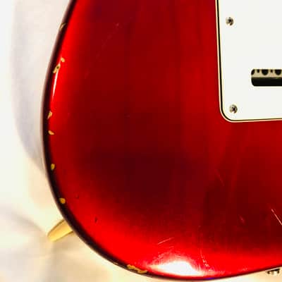 Fender Strat Plus Deluxe with Maple Fretboard 1988-1993 - Crimson Frost image 6