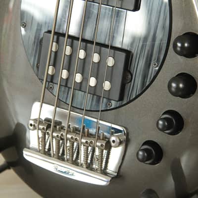 Ernie Ball Music Man Bongo 5 HH 2003 - 2009 - Graphite Pearl image 5