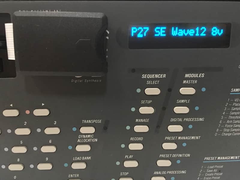 Emu Emax 1 SE rack sampler w/SCSI2SD OLED display image 1