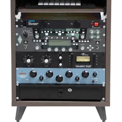 GATOR FRAMEWORKS GFW-ELITEDESKRK-BRN Bureau studio - Meuble rack studio 10U marron image 9