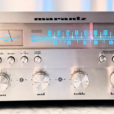 ✨ Marantz 2228B Vintage Stereo Receiver – Serviced, Blue LED, Partial Recap, Tested – BVA image 2