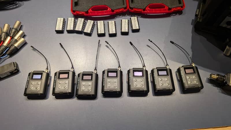 Wisycom MCR54 MTP60 MRK16 Complete System image 1