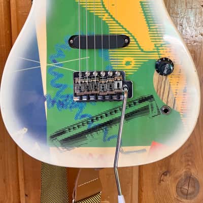 Gretsch TW-100T Traveling Wilburys 1987 - 1990 - White / Graphic image 2