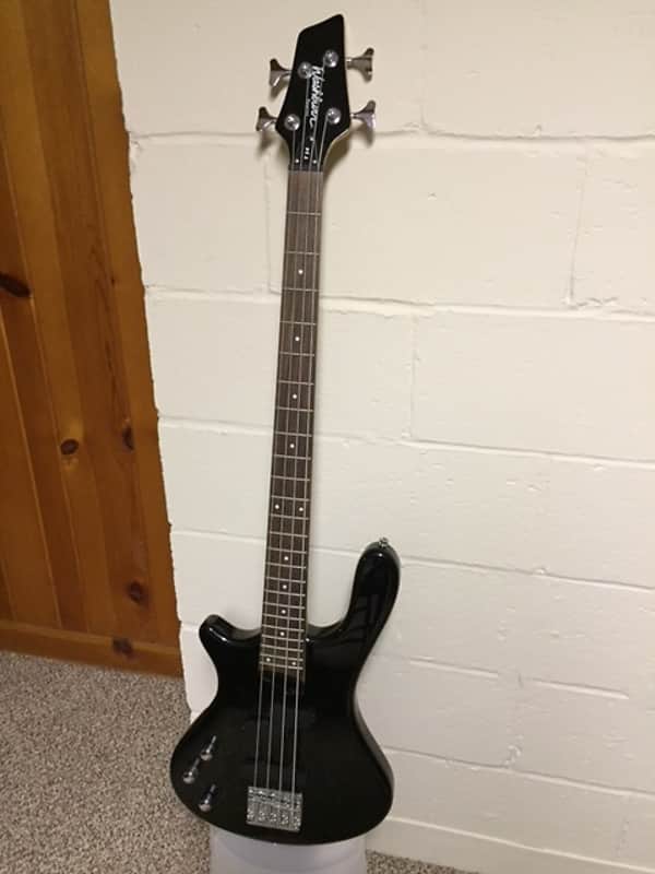 Washburn Taurus T14LH Left-Handed 4 String Bass Guitar 2008 Black image 1
