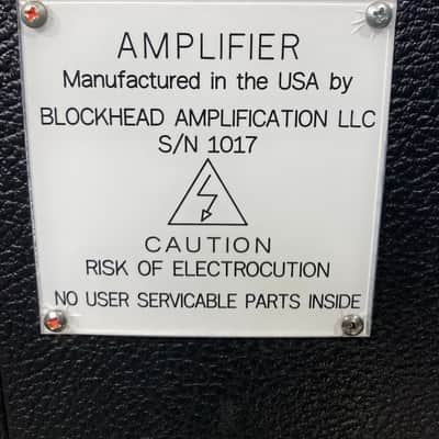 Blockhead Brad Whitford's Aerosmith, WF63 White Panel JTM45 Head  Authenticated (#17) 2003 Black image 9