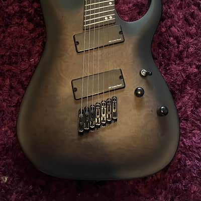 Harley Benton MultiScale-7 2020 - Present - Satin Black Burst image 2