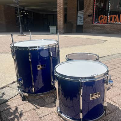 Pearl 1980s Export 4pc Kit Power Toms Royal Cobalt Blue image 10