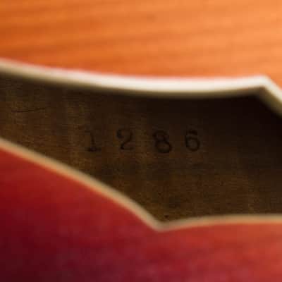 D'Angelico Style B Arch Top Acoustic Guitar (1937), ser. #1286, original brown hard shell case. image 13