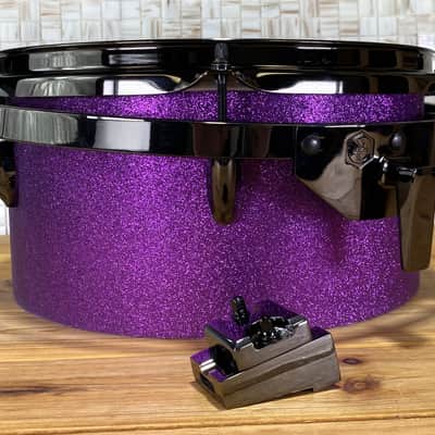 Click Icon 10ply Maple 6x12 Timbale/Tom Tom Purple Satin Sparkle image 4