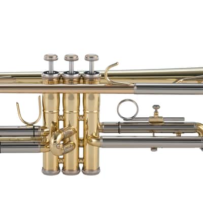 Belsona by Pearl 200 Series Student Trumpet w/Strap, Polish Cloth & Hard Case | BTPT200 | WorldShip | Auth Dealer image 8
