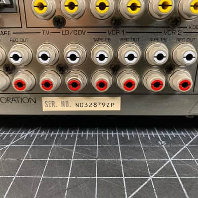 Vintage Yamaha Natural Sound Stereo Control Pre Amp Preamplifier Avc 70 image 7