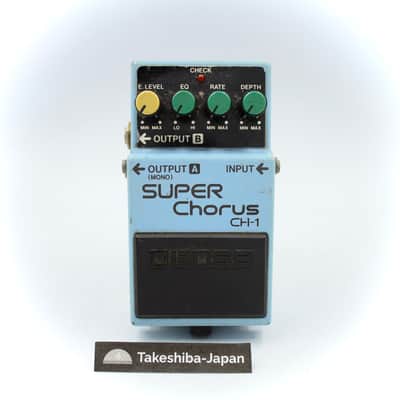 Boss CH-1 Super Chorus Blue Label 1991 Guitar Effect Pedal GC33785 image 1