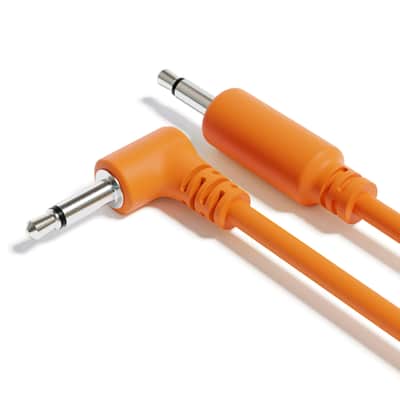 ExcelValley [Orange | 200 cm - 78.74"] 5-Pack Hybrid Mono Modular Patch Cables TS 3.5mm 1/8" Eurorack Synth Synthesizer image 4