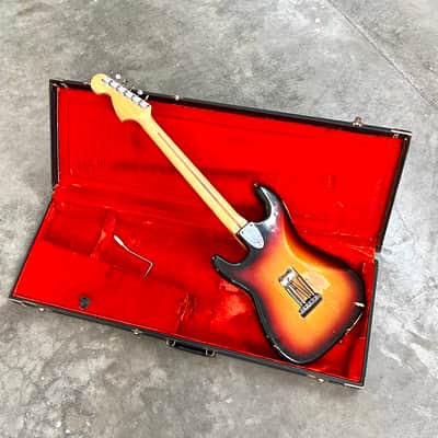 Fender Stratocaster c 1974 Sunburst original vintage USA strat 1973 3tsb image 14