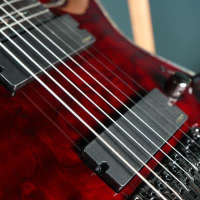 Schecter Hellraiser C-8 FR - Black Cherry (BCH) (1824) image 6