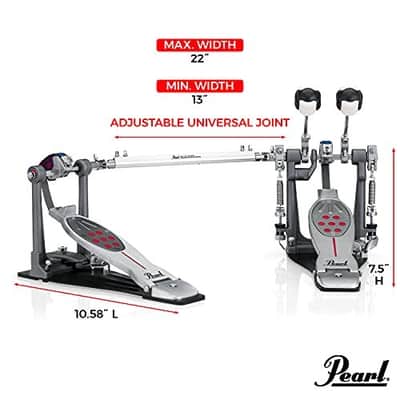 Pearl Eliminator Double Bass Drum Pedal - Chain Drive (P2052C) image 4
