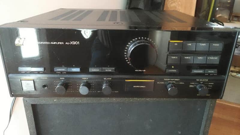 Sansui AU X901 powerhouse receiver in excellent condition image 1