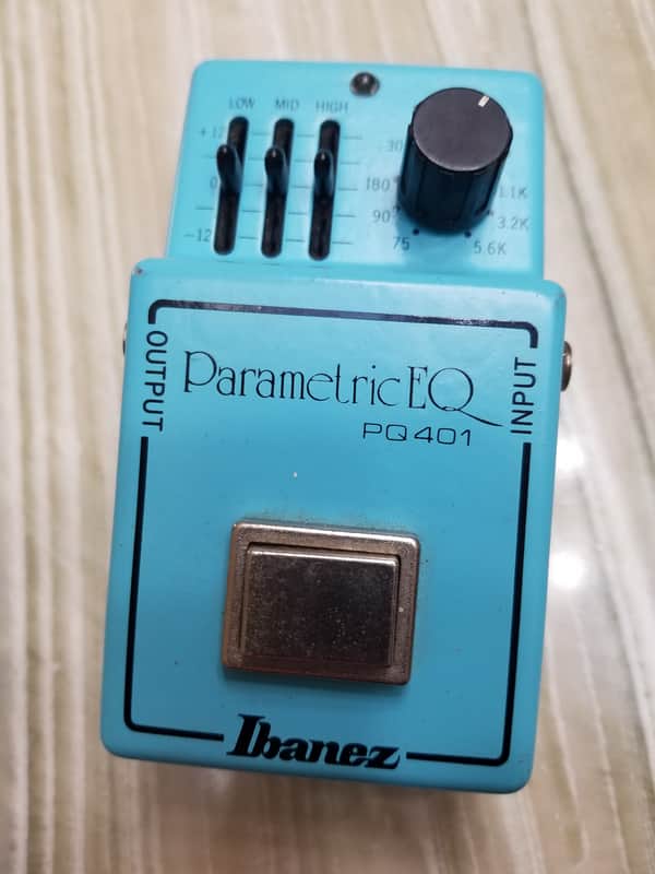 Ibanez PQ-401 Parametric Equalizer 1980s - Blue image 1