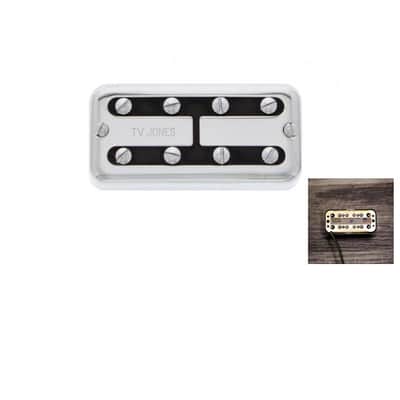 TV Jones Thunder’Tron Universal Mount Bridge Pickup - Chrome, NEW image 6