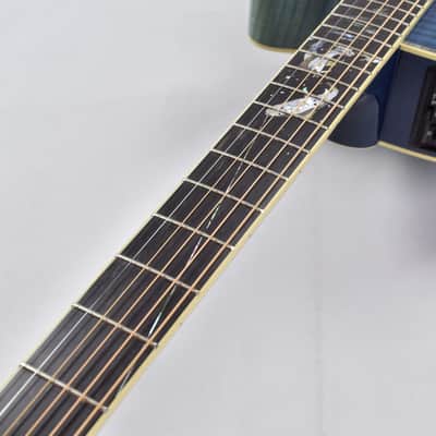 Takamine LTD 2016 Decoy Limited Edition Acoustic Guitar in Green Blue Burst! image 9