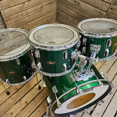 Drum Kit Pearl Vintage Early 1970s President, Emerald Green USED! RKEMH220726 image 6