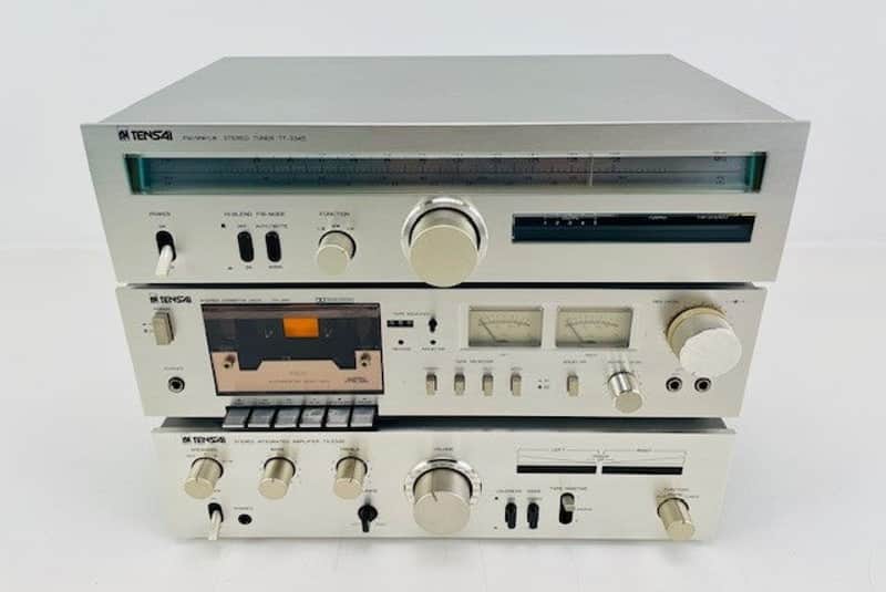 Tensai (Akai) TT-3345 AM/FM Tuner + TFL 810T Cassette Deck + TA2330 Amplifier Bild 1