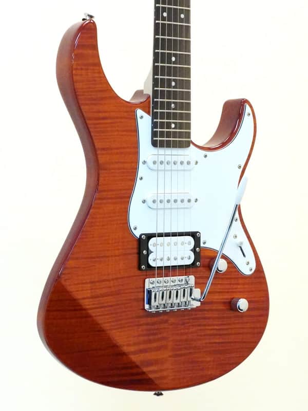 Yamaha PAC212VFM-CB Pacifica Flamed Maple Caramel Brown image 1