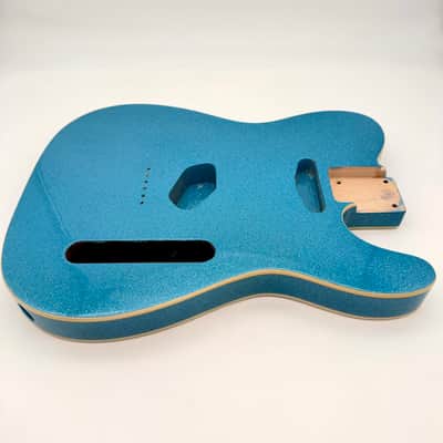 HooDoo Telecaster Body Alder Bound Blue Sparkle htb6404 image 2