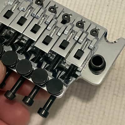 2000's Schaller Made in Germany Chrome Original Floyd Rose Tremolo Bridge & Arm Set, Brass Block image 17