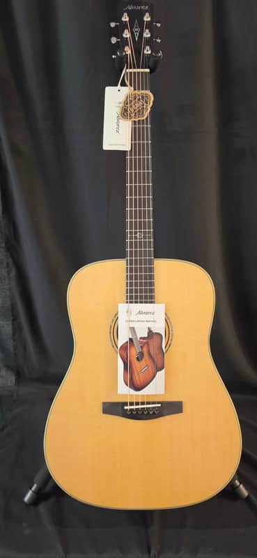 Alvarez LD70e Laureate Series Dreadnought Acoustic-Electric Guitar Regular Natural image 1